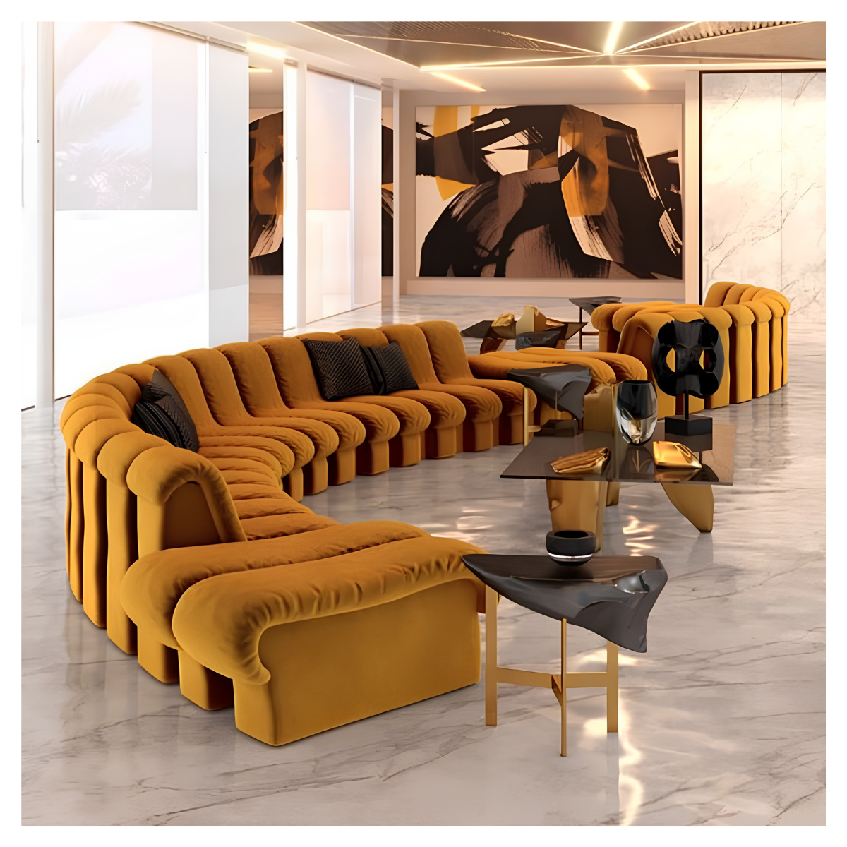 Ember Ripple Sectional Sofa